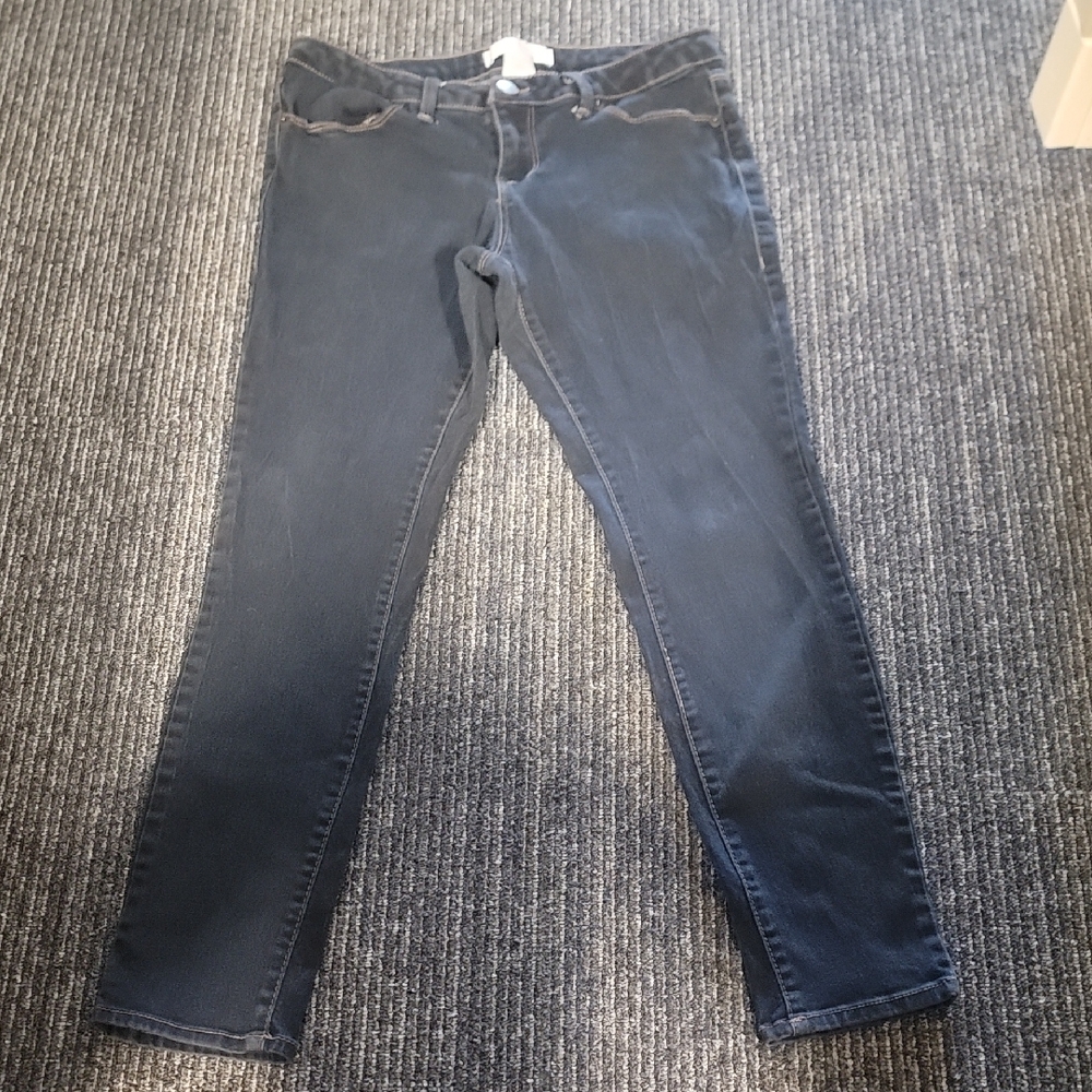 No Boundaries Blue Skinny Jeans with Faded Wash